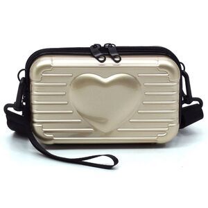 Gold Plastic Cross Body Bag Cute Shoulder Bag Small Handbag Strap for Wo…